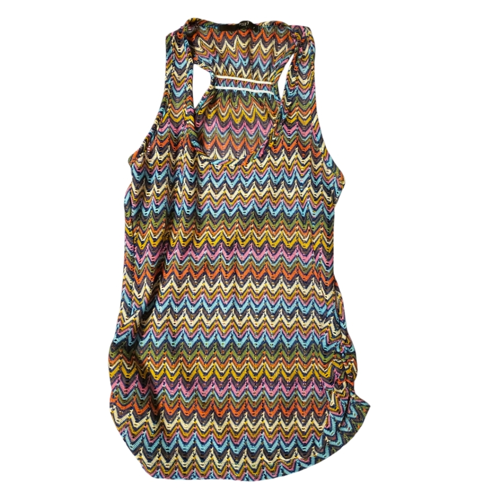 ☕ Colorful Chevron Pattern Tank Top - Picture 3 of 8